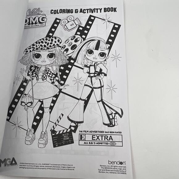 Disney L.O.L. Surprise Coloring & Activity Book w/Over 30 Stickers NEW - Picture 4 of 6
